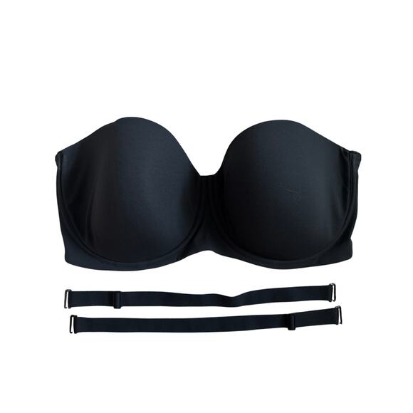 SKIMS Fits Everybody Strapless / Strap Bra in Onyx Size 38DDD - Picture 7 of 12